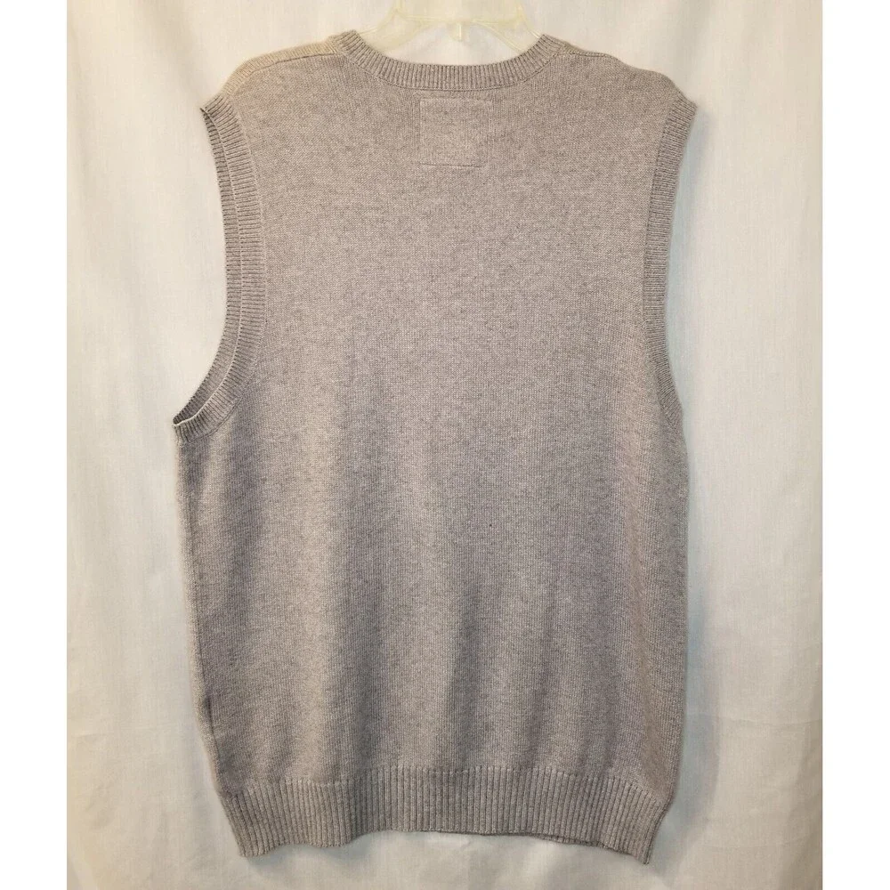 Old Navy Sweater Vest Mens Large Cashmere Blend Preppy Academia Fall Winter